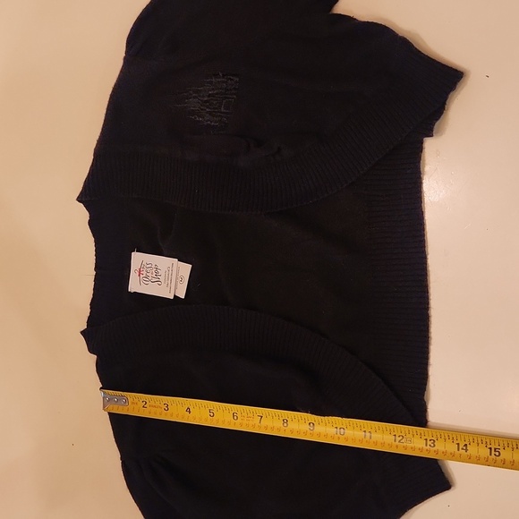 Disney Dress Shop Parks Black Shrug Castle Cardigan medium - Picture 7 of 8